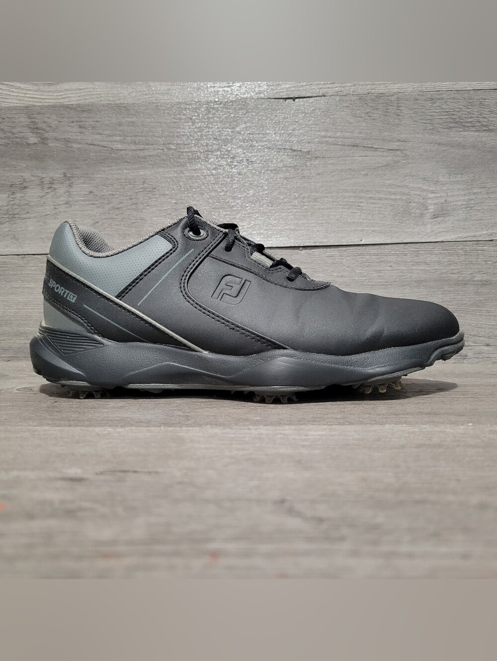 FootJoy Men's size 10 Sport LT golf shoes black